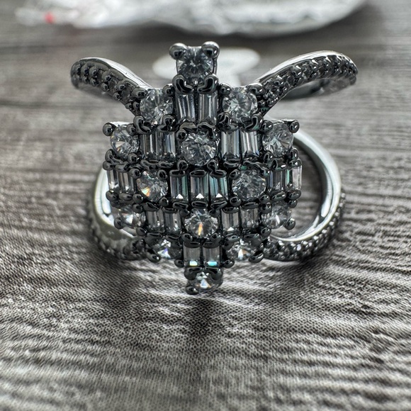 Bomb Party Jewelry - Bomb Party April Birthday 2026 Size 8 Hematite Plating Ring